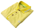 Hugo Boss Polo Shirt Men's UK Size L Yellow Short Sleeve 100% Cotton Easy Care