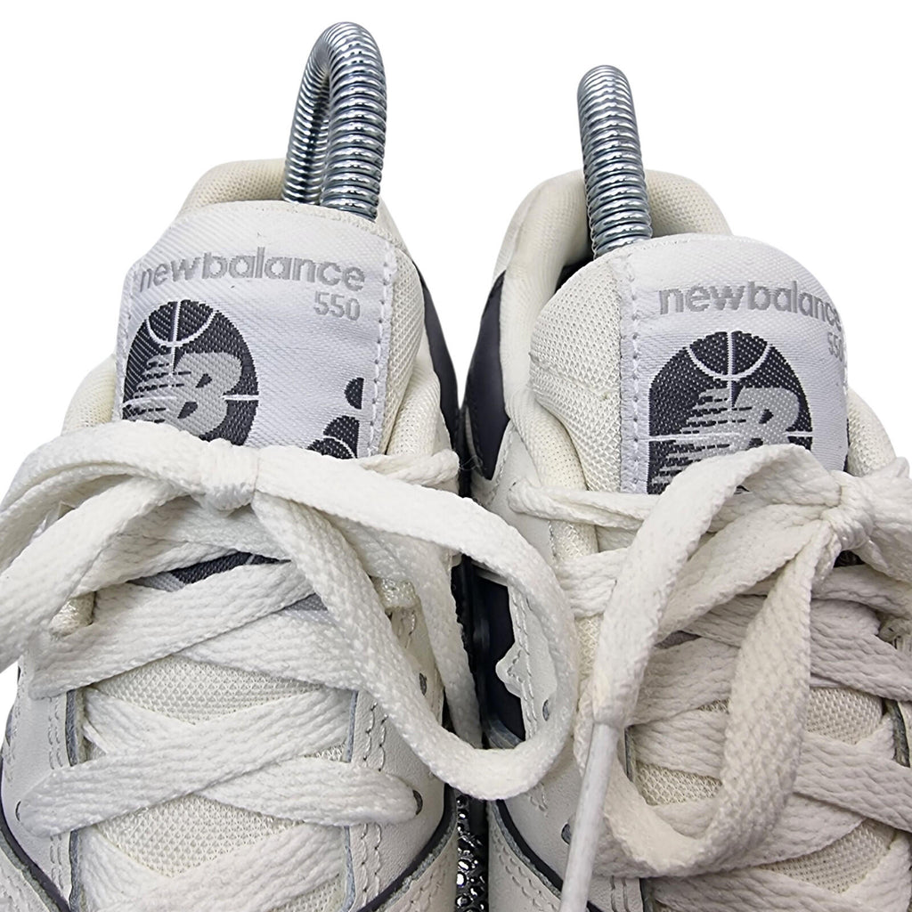 New Balance 550 Trainers Women's UK Size 4 Shoe White Black Synthetic Leather