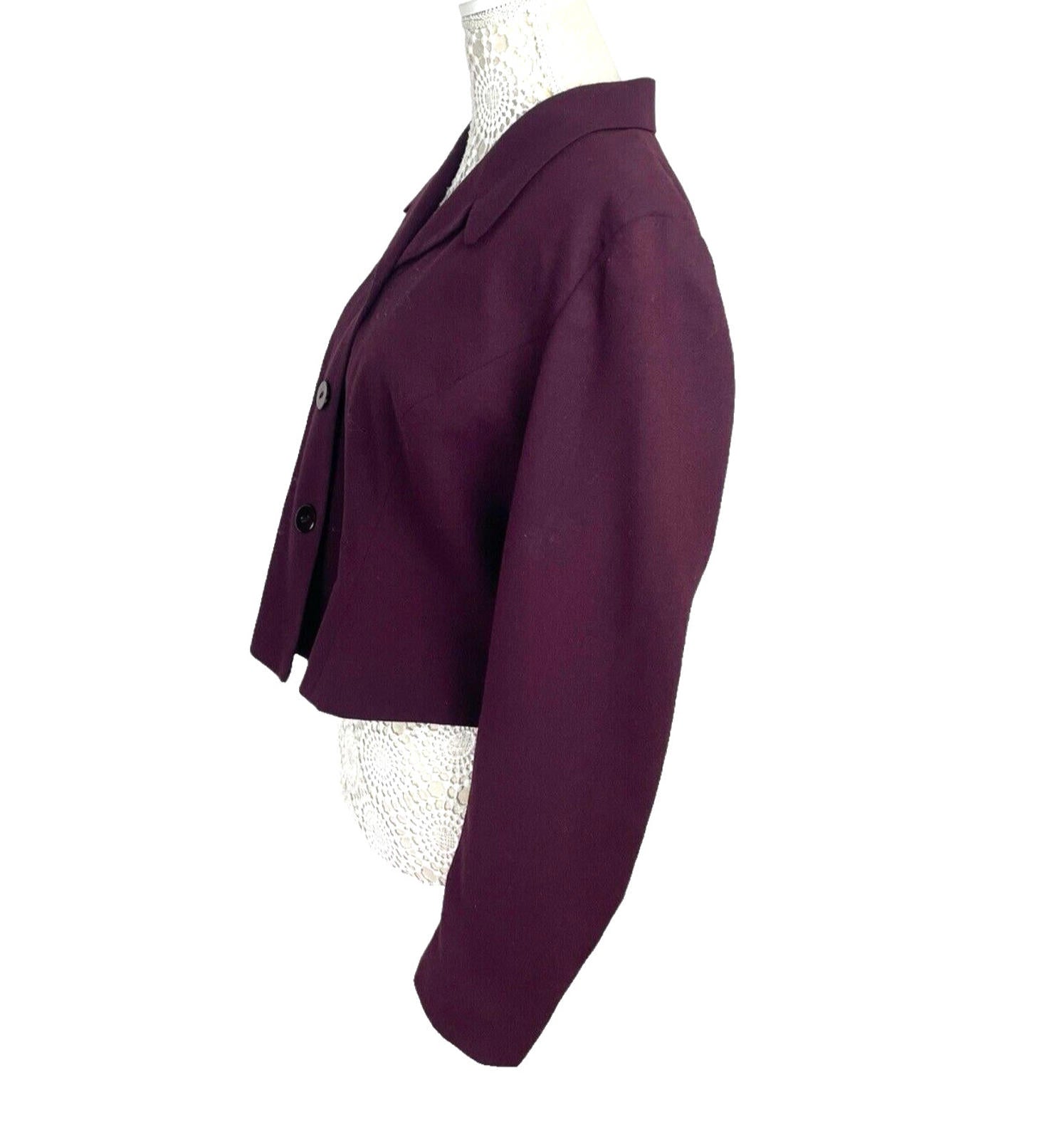 Detail Premium Collection Vintage Cropped Blazer Jacket Women’s Size 18