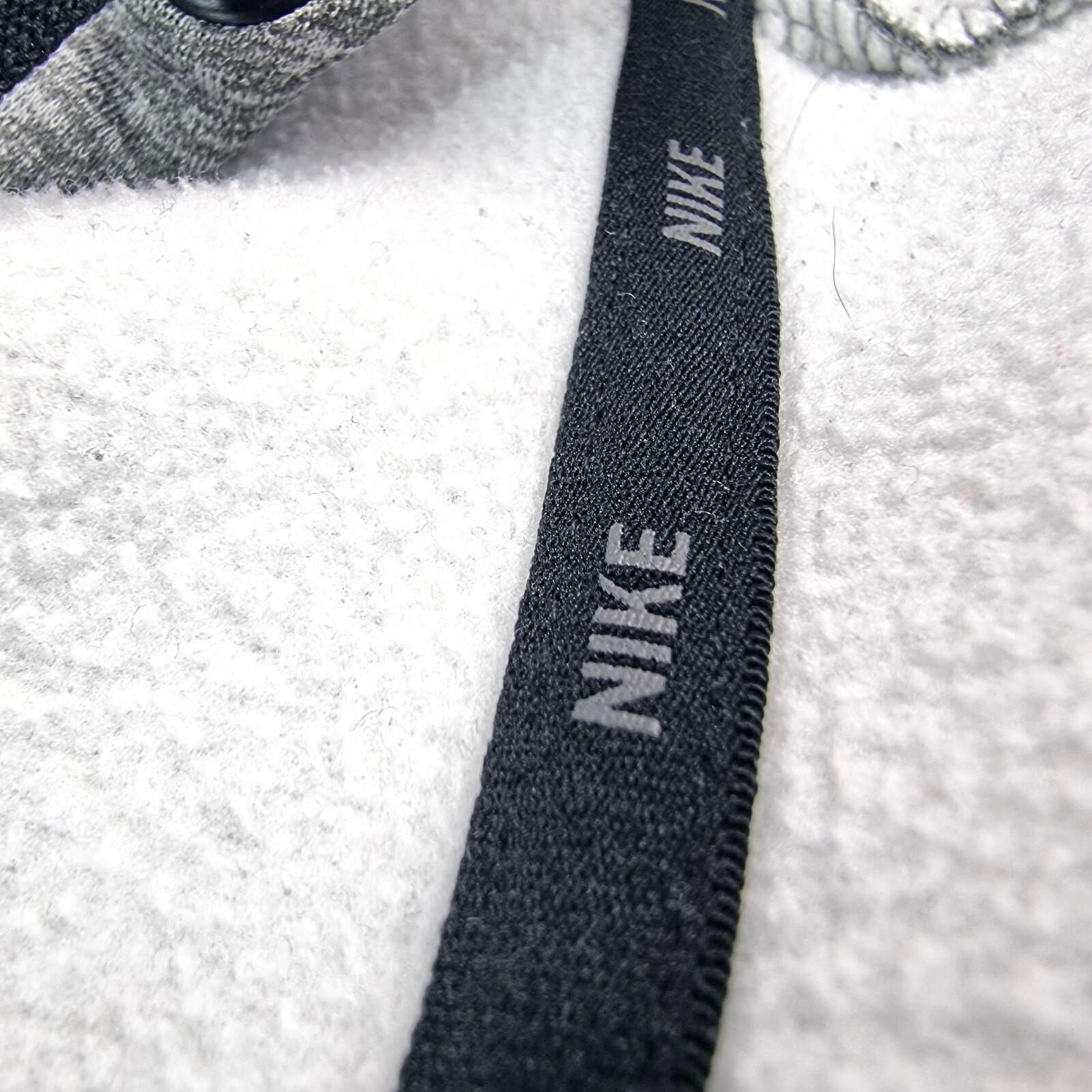 Nike Therma-FIT Hoodie Men's UK Size S Full Zip Grey Fleece Lined Jersey