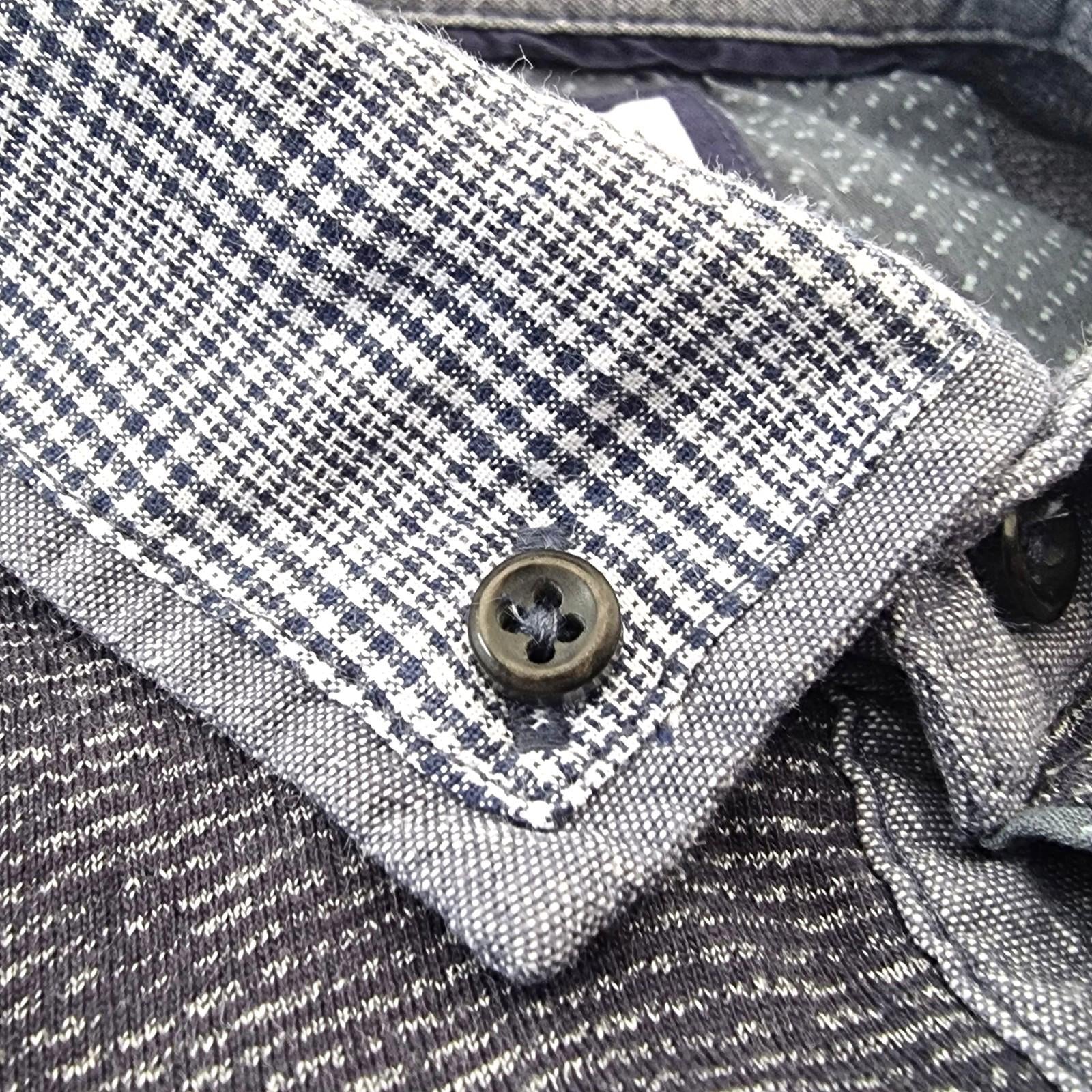 Next Polo Shirt Blue Smart Casual Pocket Men's UK Size Large L