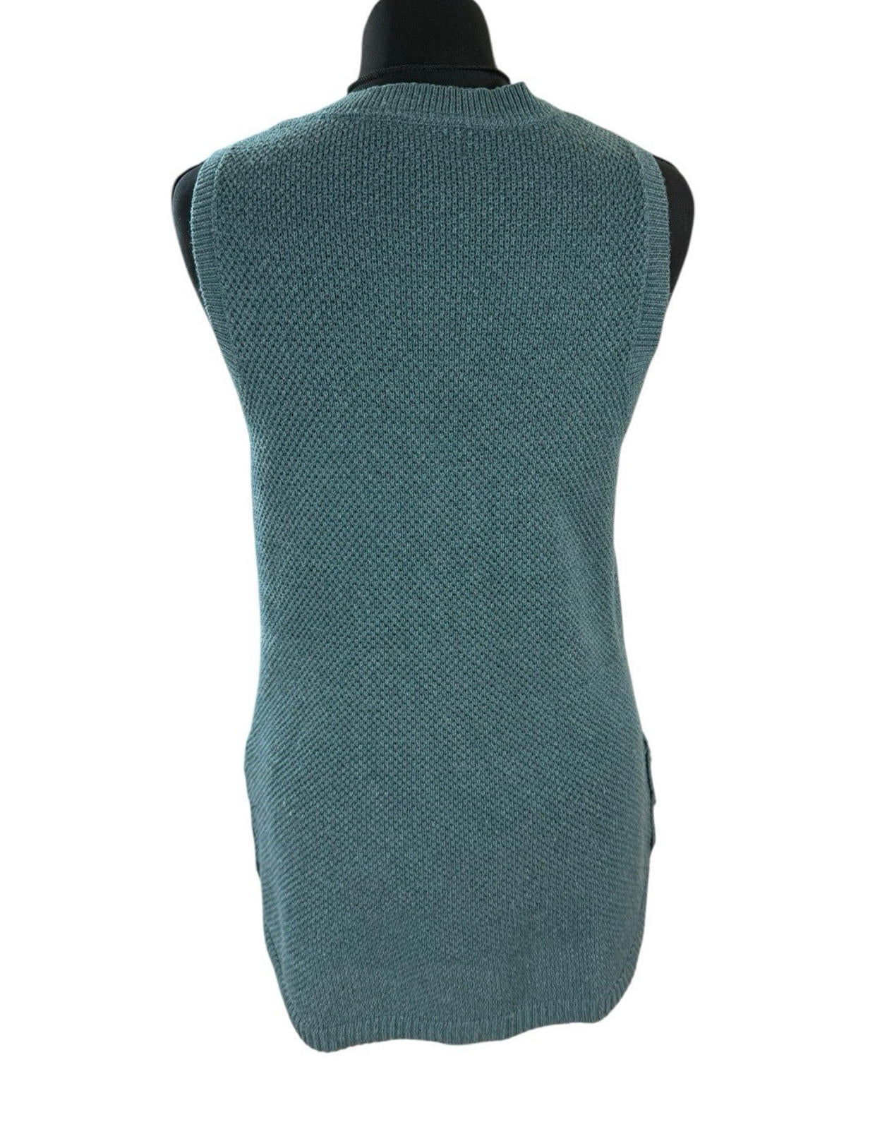 JNY Green Vest Jumper Sleeveless Women’s UK Size S