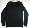 Calvin Klein Knit Jumper Men's UK Size L Black Long Sleeve 100% Cotton Crew Neck