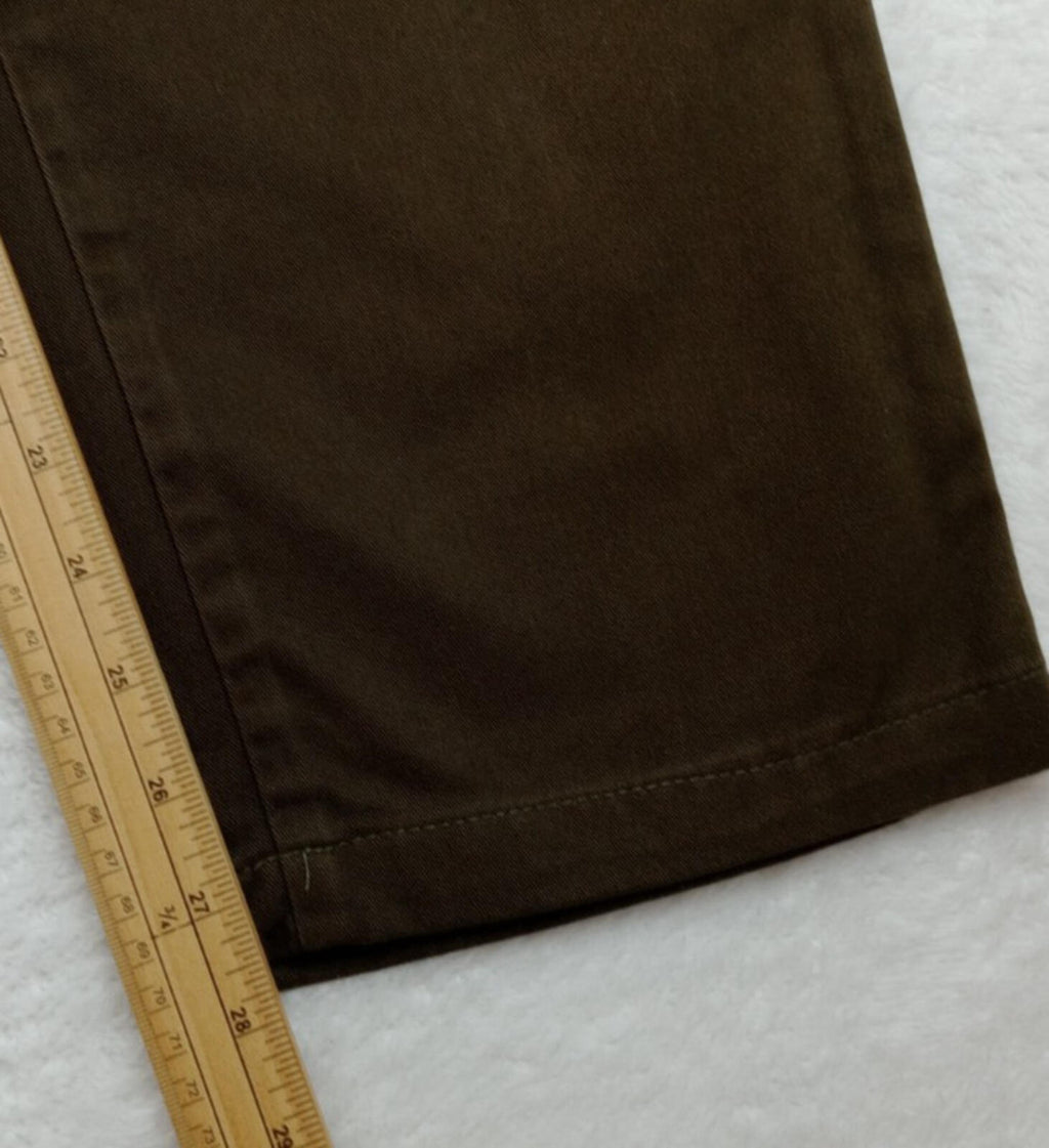 Easy Cargo Trousers Men's UK Size W38 L29 Brown 6 Pocket Design 100% Cotton