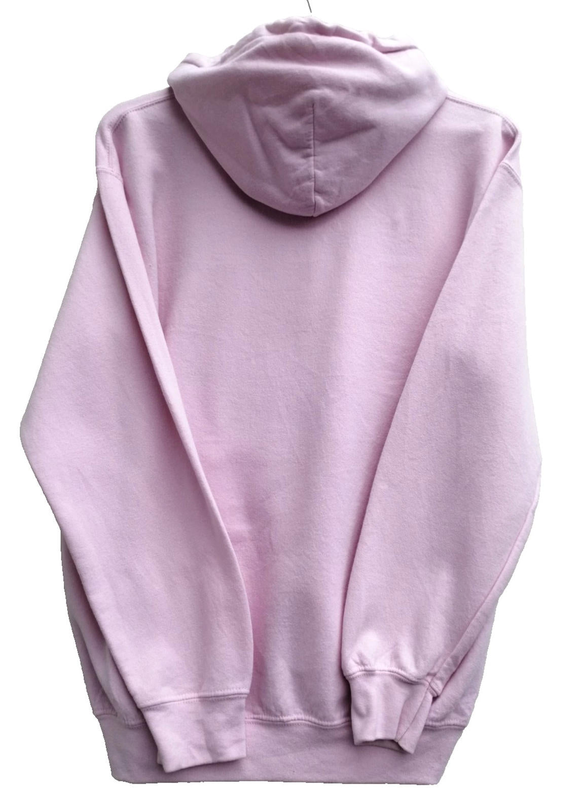 New York City Embroidered Hoodie Men's Size M Pink Jersey Hooded Pockets Sports
