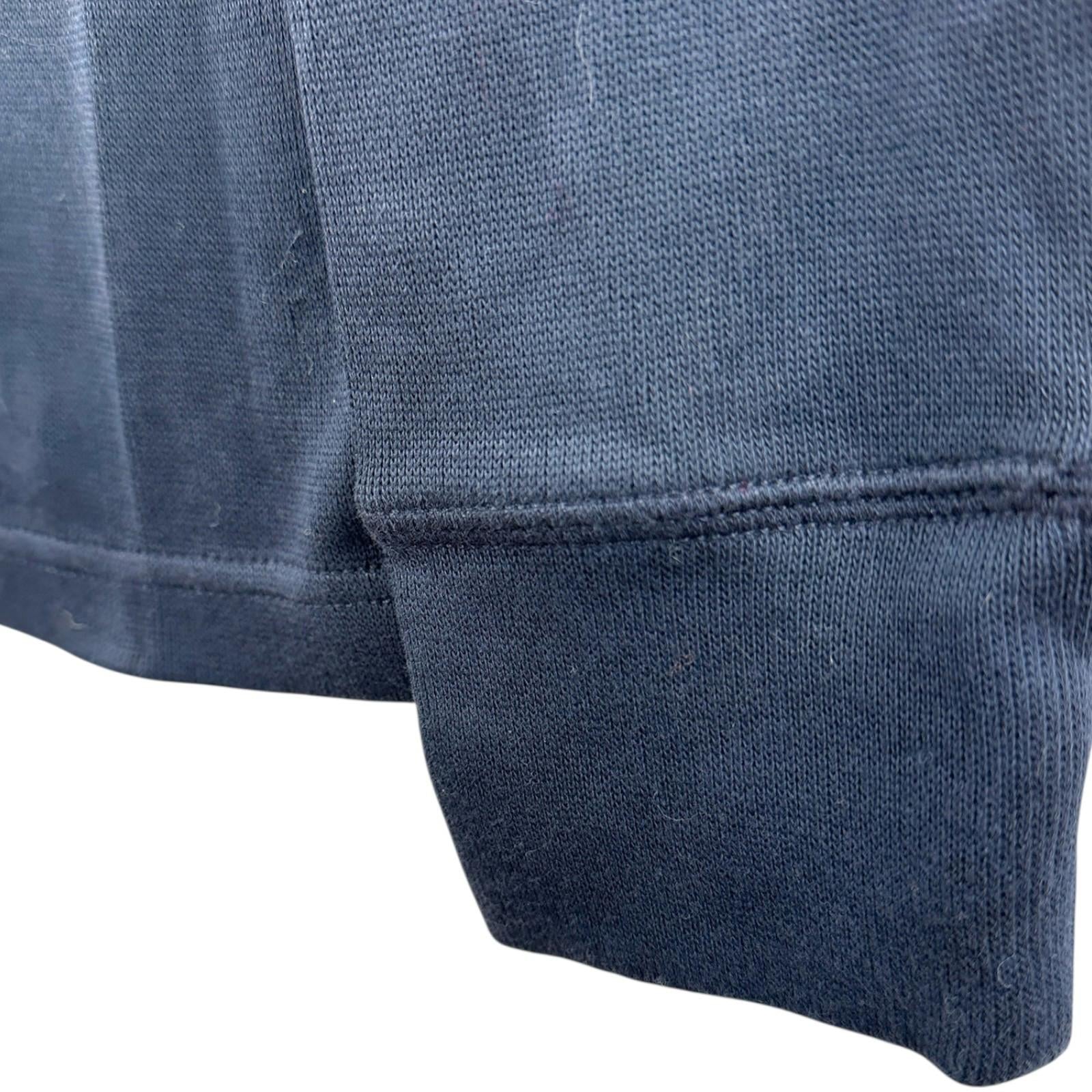 Nautica Jumper Men's UK Size S Blue Long Sleeve 1/4 Zip Embroidered Logo Sweater