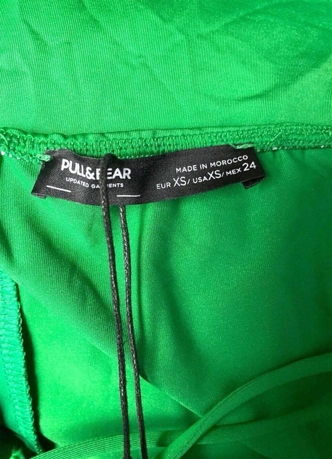Pull & Bear Green Sleeveless Maxi Dress with Cutout Detail