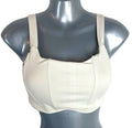 Stradivarius Ivory Lycra Activewear Croptop Padded Women’s UK Size S