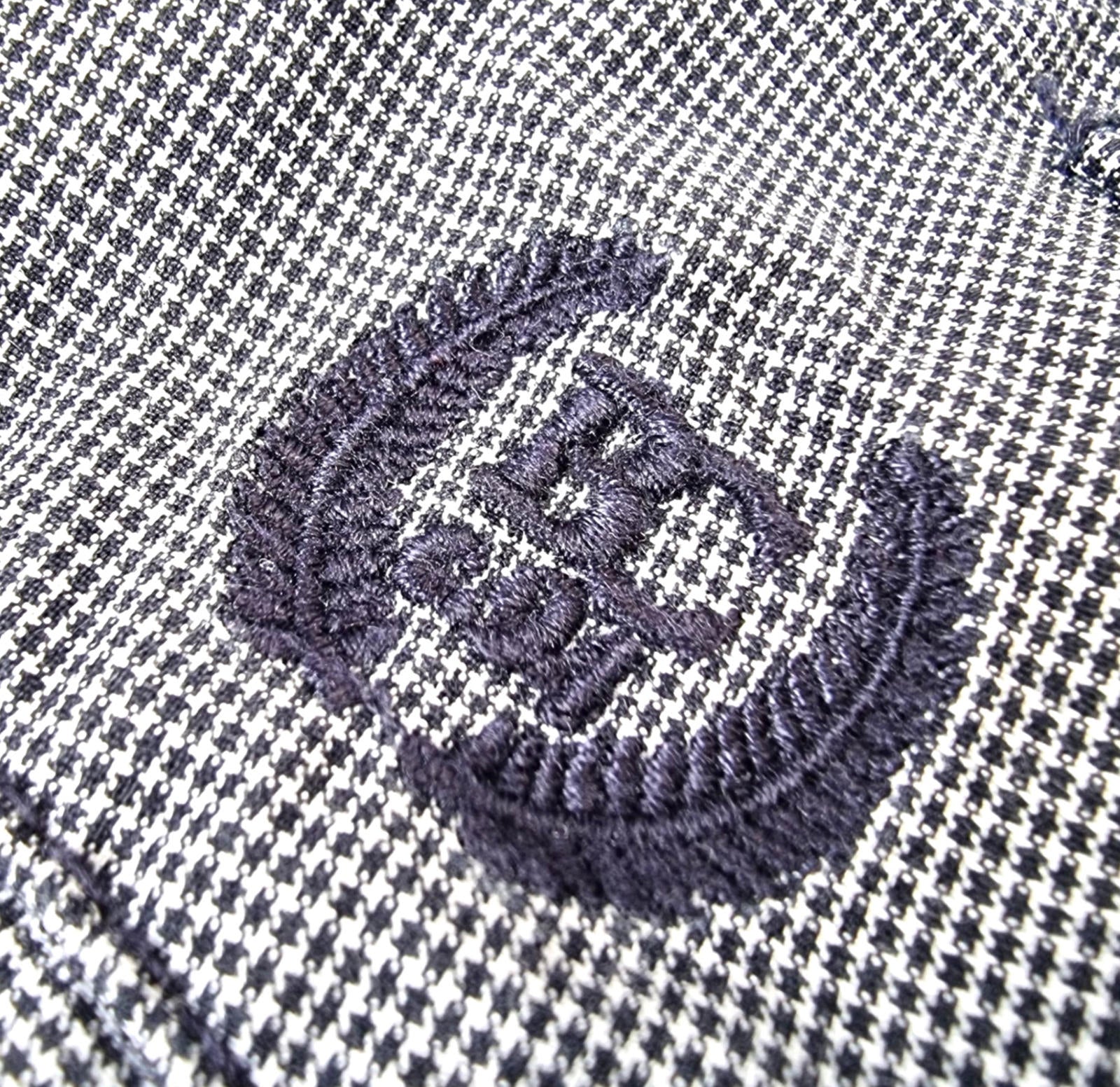 George Boston Crew Chino Shorts Blue Check Pockets Men's UK Size 38" Waist