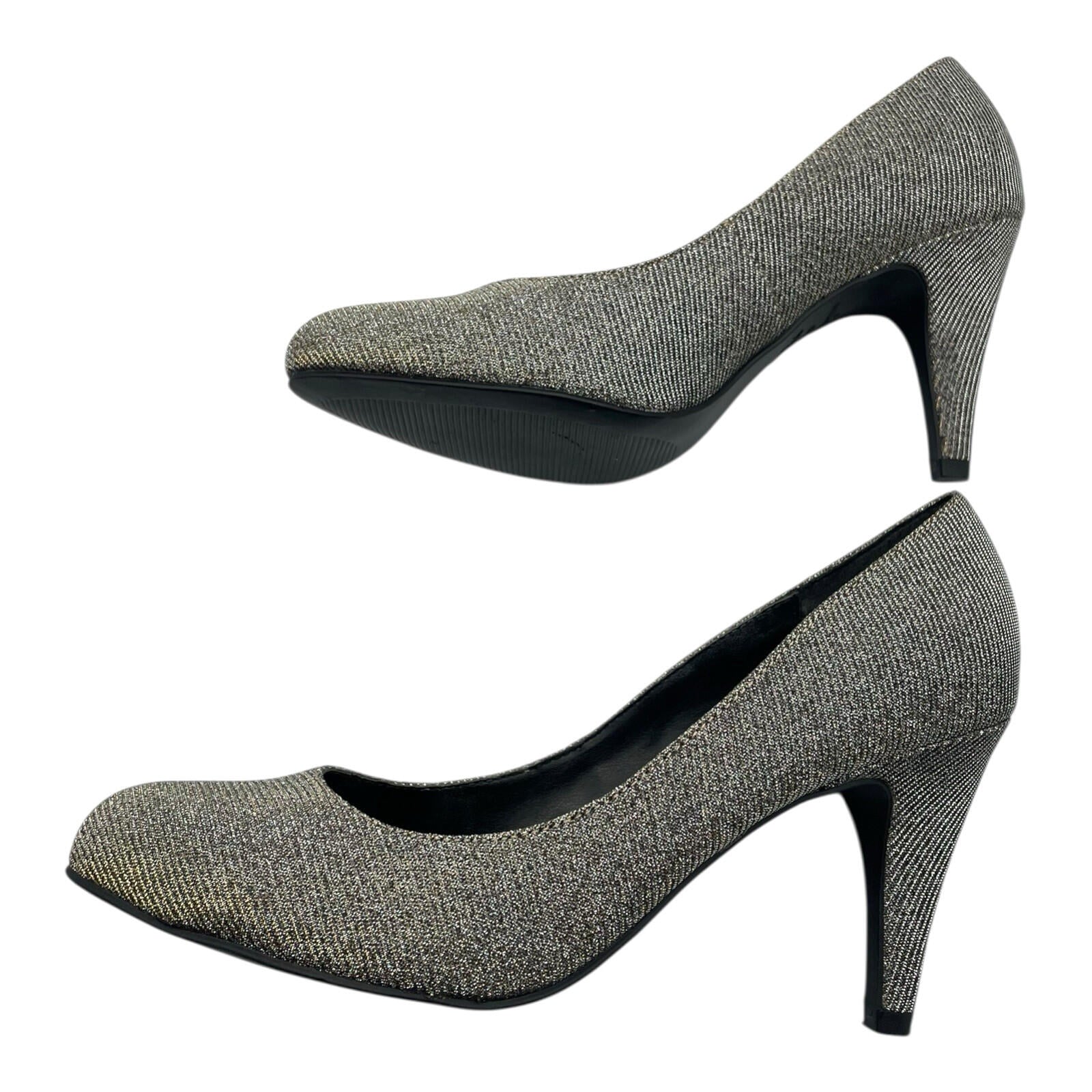 New Look Widefit Shoes UK Size 5 Stiletto Heel Round Toe Sparkle