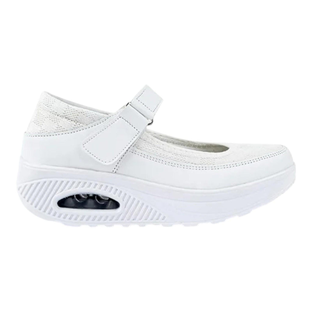 Git Up White Nurse Shoes Adjustable Strap Women’s UK Size 9.5