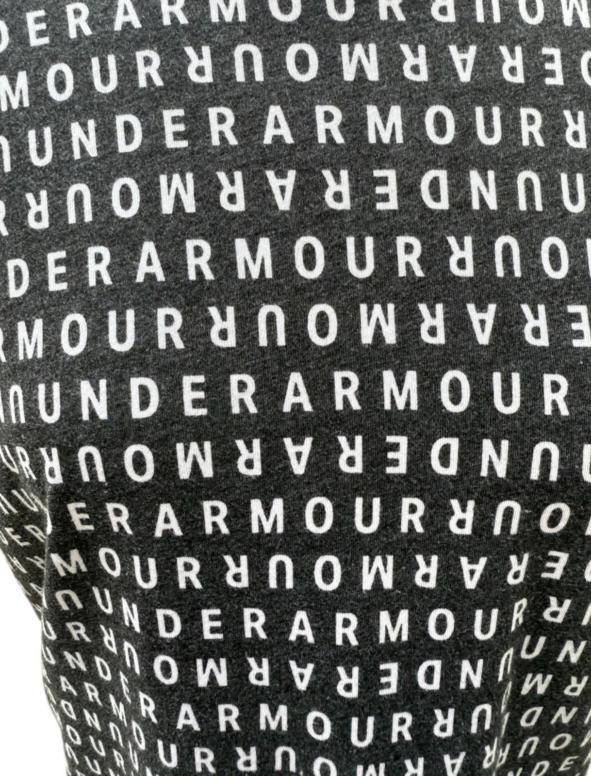 Under Armour Black White T-shirt Logo Print Shirt Sleeve Women’s UK Size S