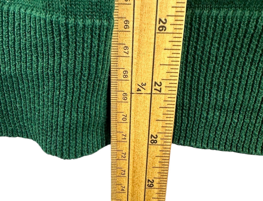 Chaps Golf Ralph Lauren Polo Jumper Men's UK Size L Green Long Sleeve Pullover