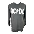 H&M Grey AC/DC Jumper Sweater Fleece Lined Crew Neck Women’s UK Size XS