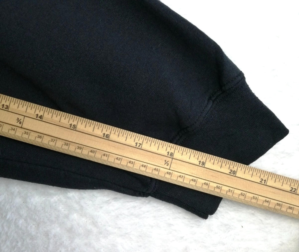 Pine View Football USA Hoodie Men's Size XL Black Jersey Hooded Pockets Sports