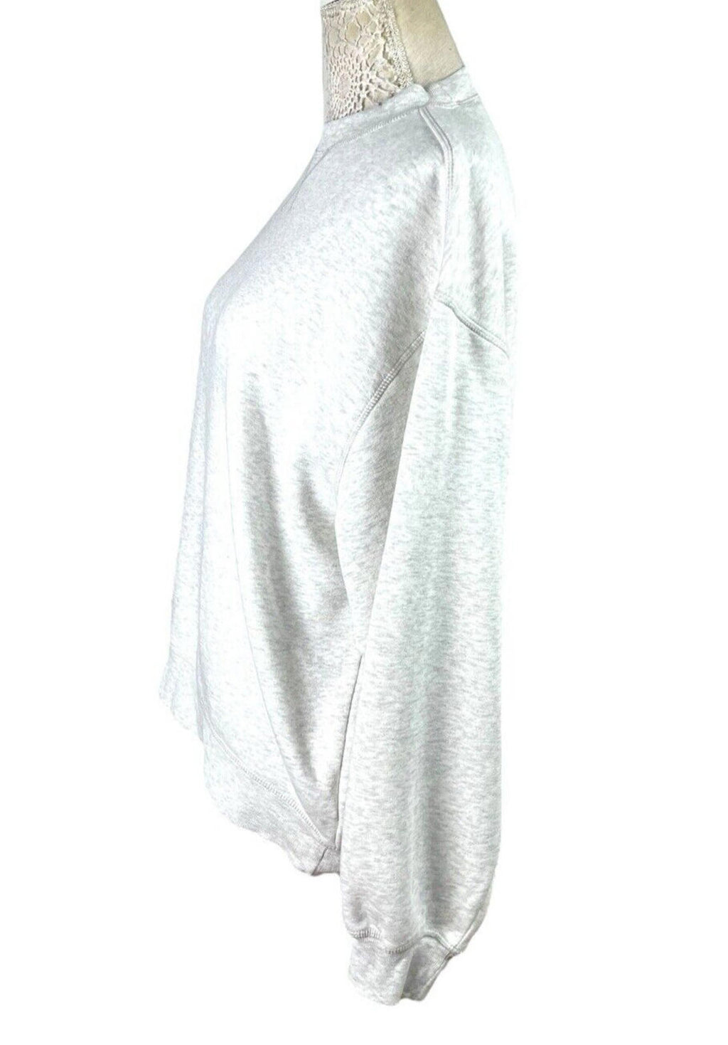 Divided Light Grey Oversized Sweater Crew Neck Fleece Lined Women’s UK Size XXS