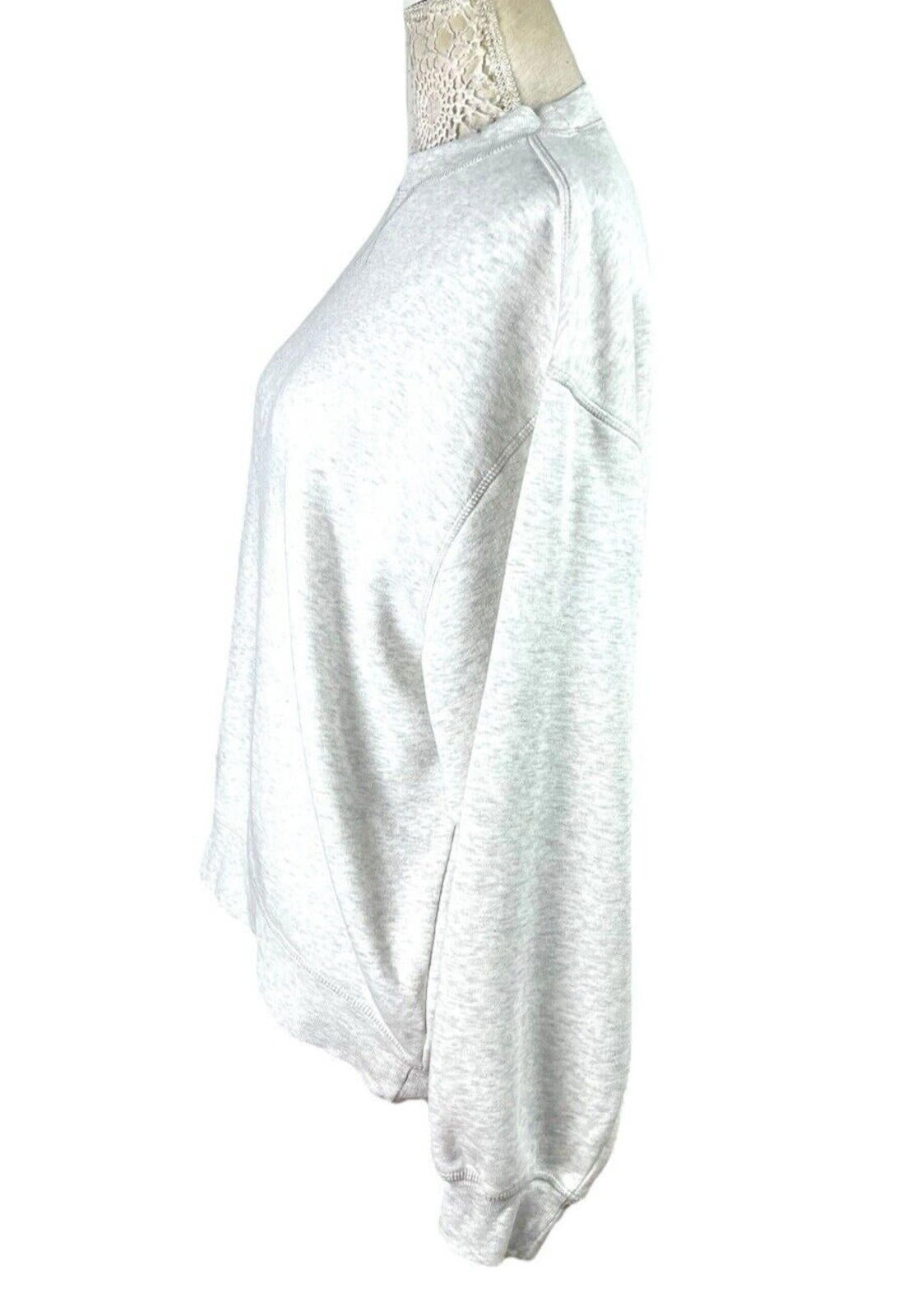 Divided Light Grey Oversized Sweater Crew Neck Fleece Lined Women’s UK Size XXS