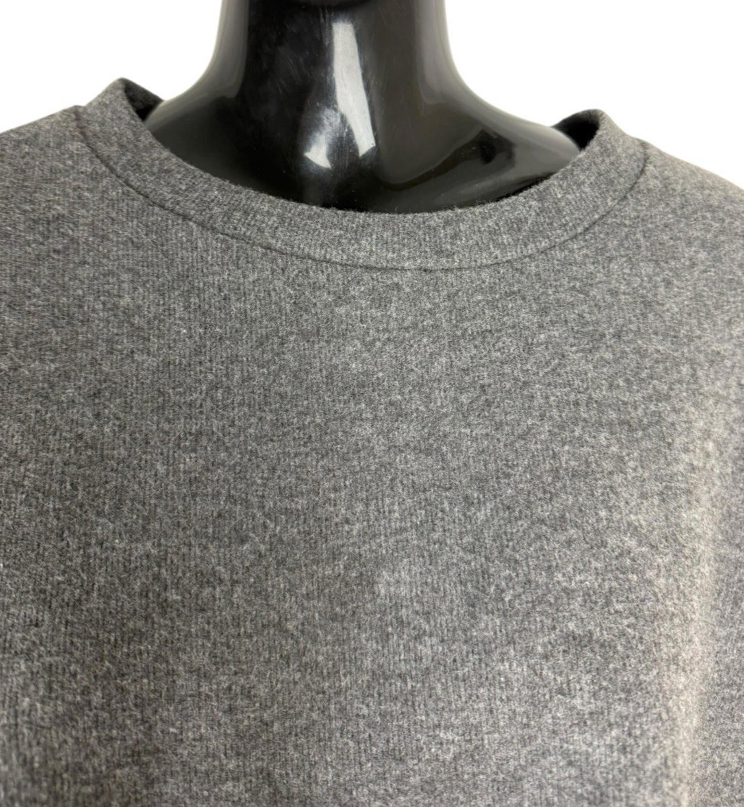 Zara Grey Crew Neck Sweater Soft Touch Cropped Women’s UK Size XS
