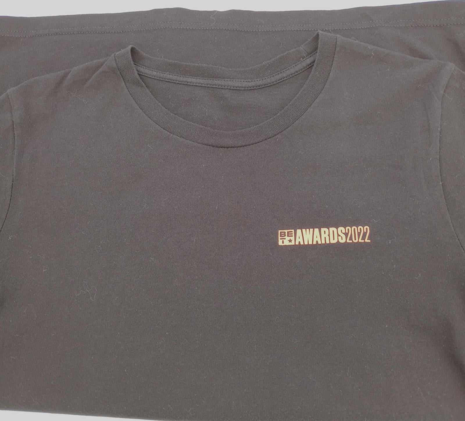BET Awards Graphic Print T-Shirt Men's UK Size L Black Crew Neck 100% Cotton