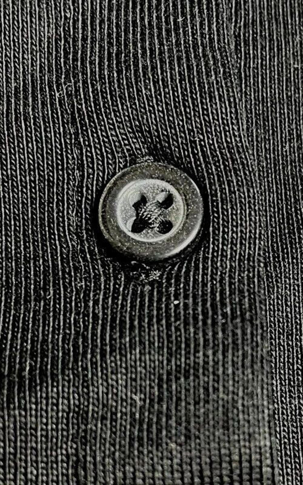 Divided Crop Top Black Button Front Women's UK Size XS