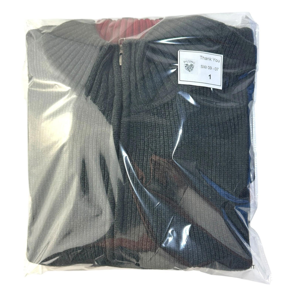 Eddie Bauer Knit Jumper Men's UK Size L Grey 1/4 Zip Long Sleeve Sweater
