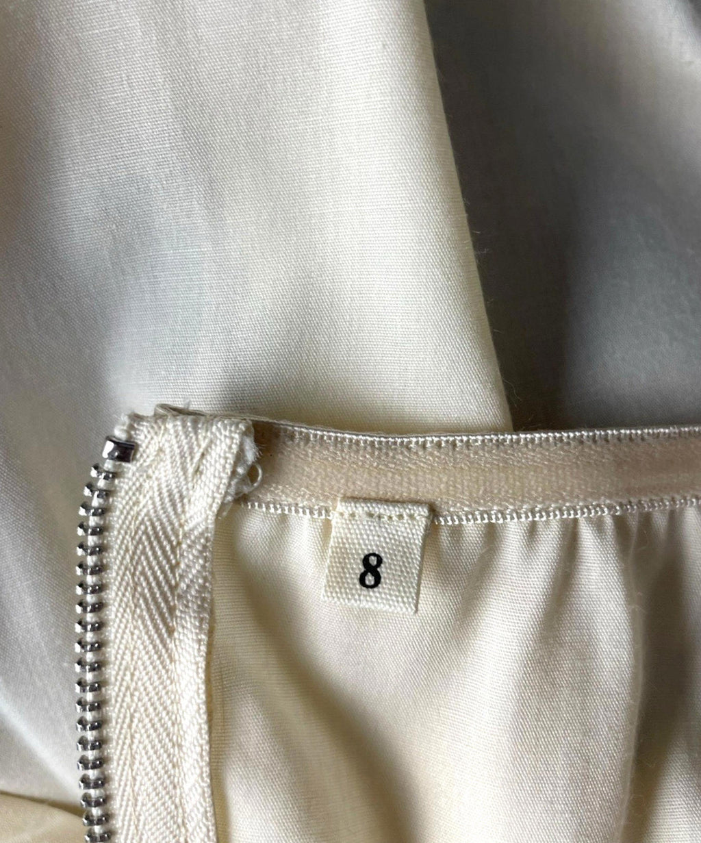 Beige Peplum Tank Top Spaghetti Strap Lace Accent Women’s UK Size 8