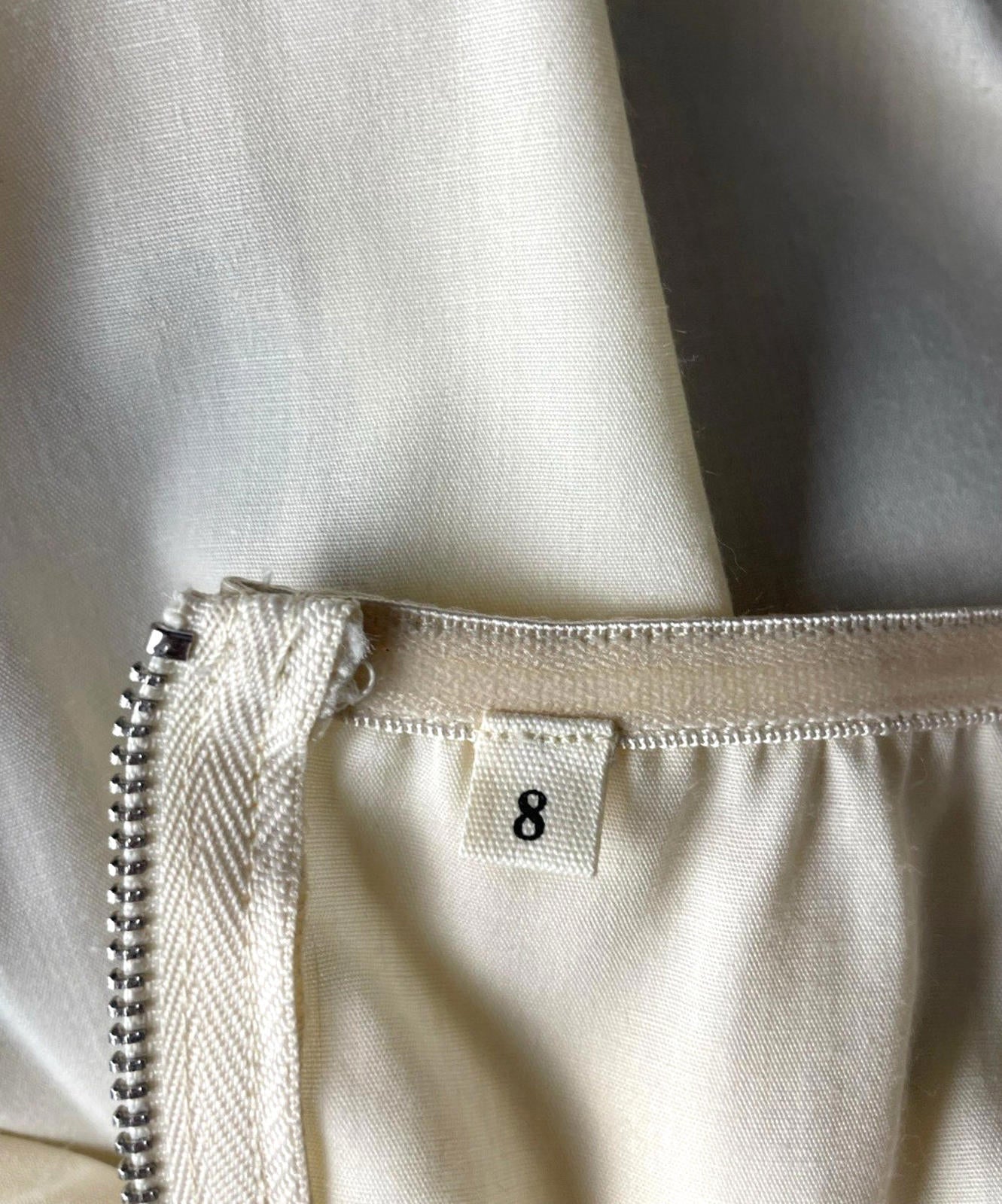 Beige Peplum Tank Top Spaghetti Strap Lace Accent Women’s UK Size 8