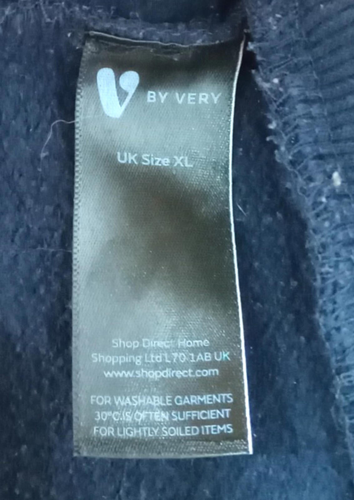 Very Jumper Men's UK Size XL Blue Grey Long Sleeve Crew Neck Easy Care Sweater