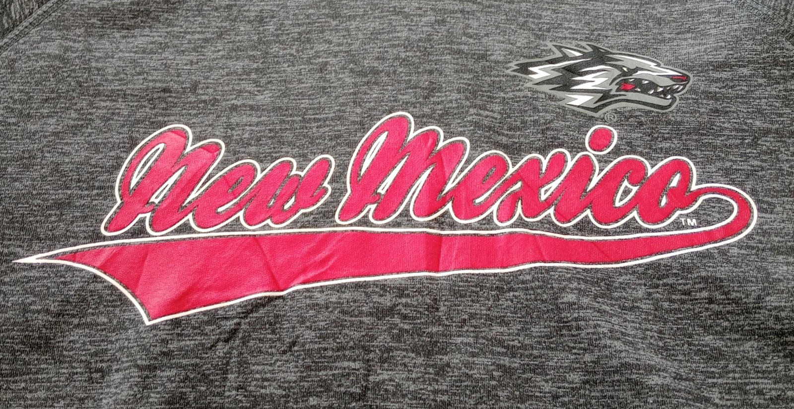 Colosseum New Mexico Hoodie Men's UK Size M Red Jersey Hooded Easy Care