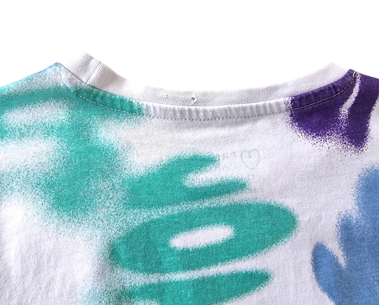Primark T-Shirt Age 13 - 14 YRS Graphic Print Graffiti Crew Neck Jersey Tee