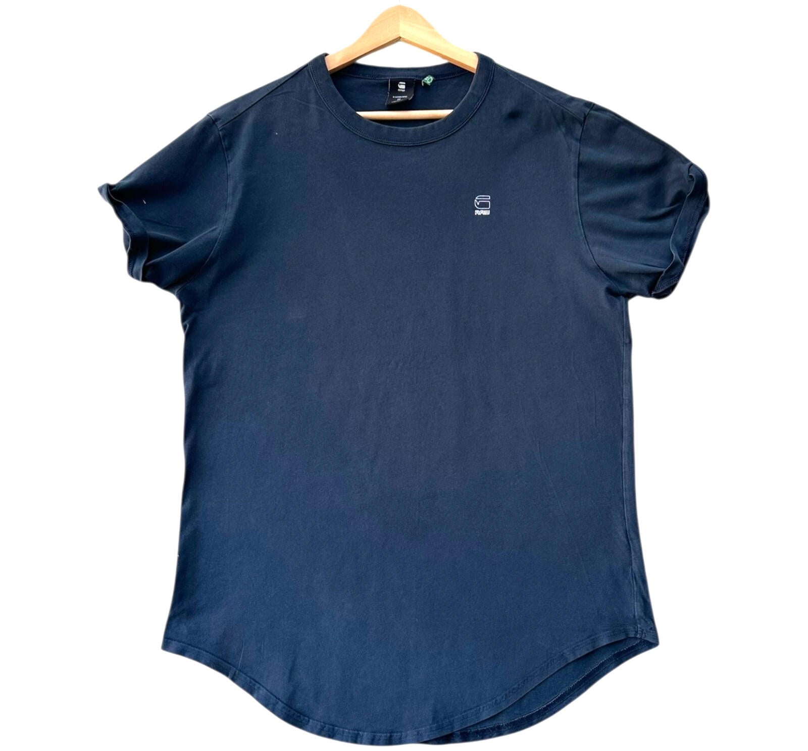G-Star Raw T-Shirt Men's UK Size M Dark Grey Jersey 100% Cotton Crew Neck Summer