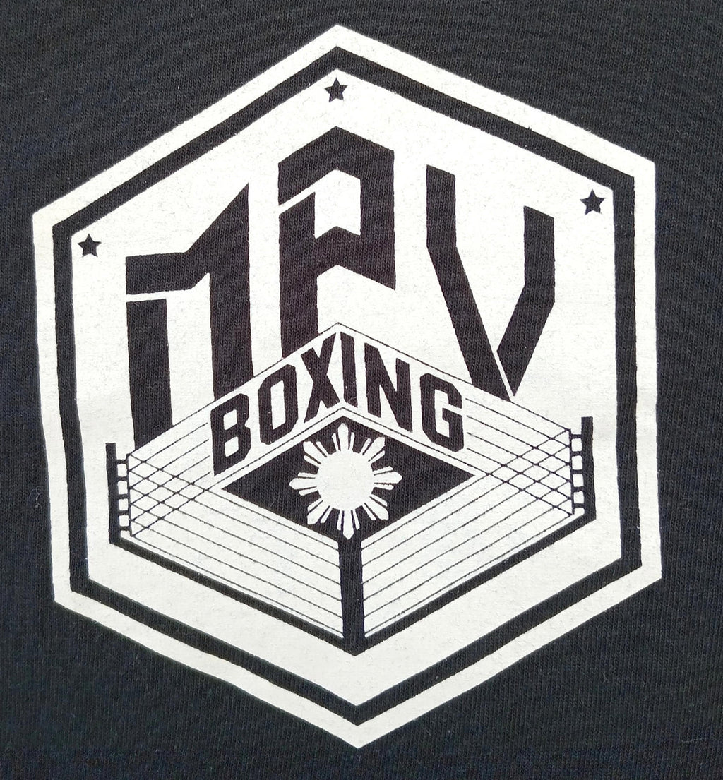 Boxing Ring Graphic Print T-Shirt Men's UK Size S Black Crew Neck 100% Cotton