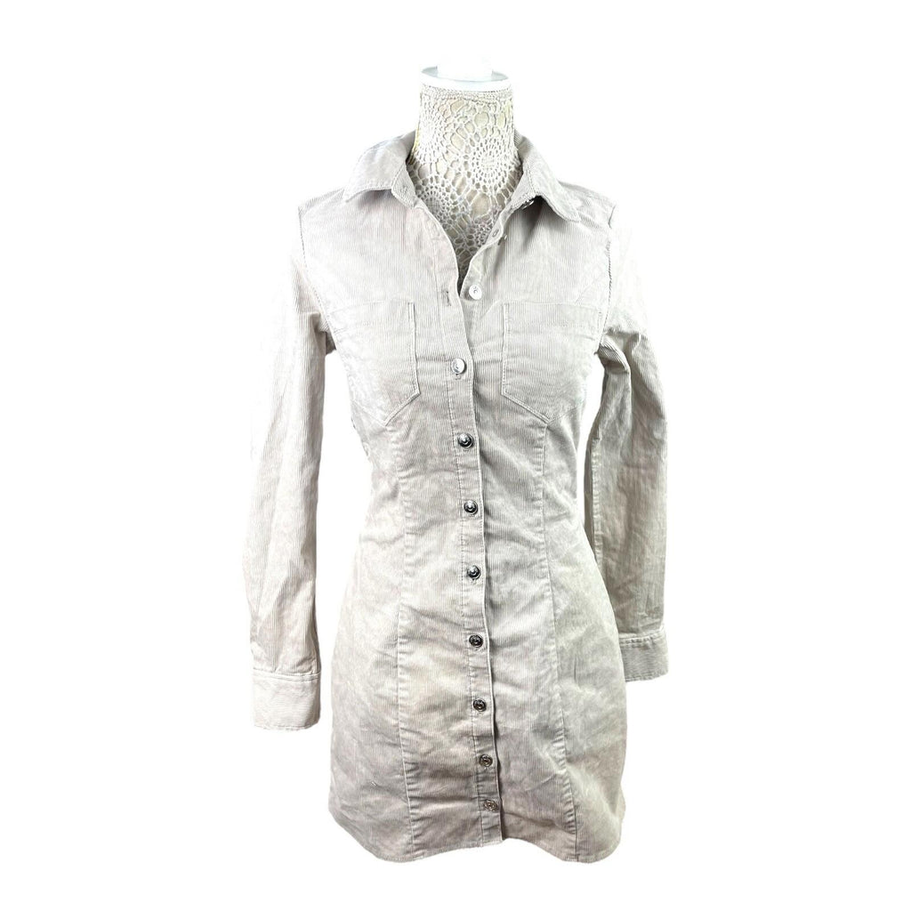 Divided Grieve Corduroy Shirt Dress Mini Collared Women’s UK Size 8