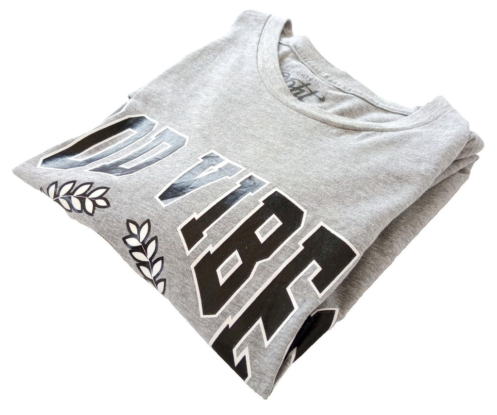Eighty Eight Graphic Print T-Shirt Men's UK Size M Grey Crew Neck 100% Cotton