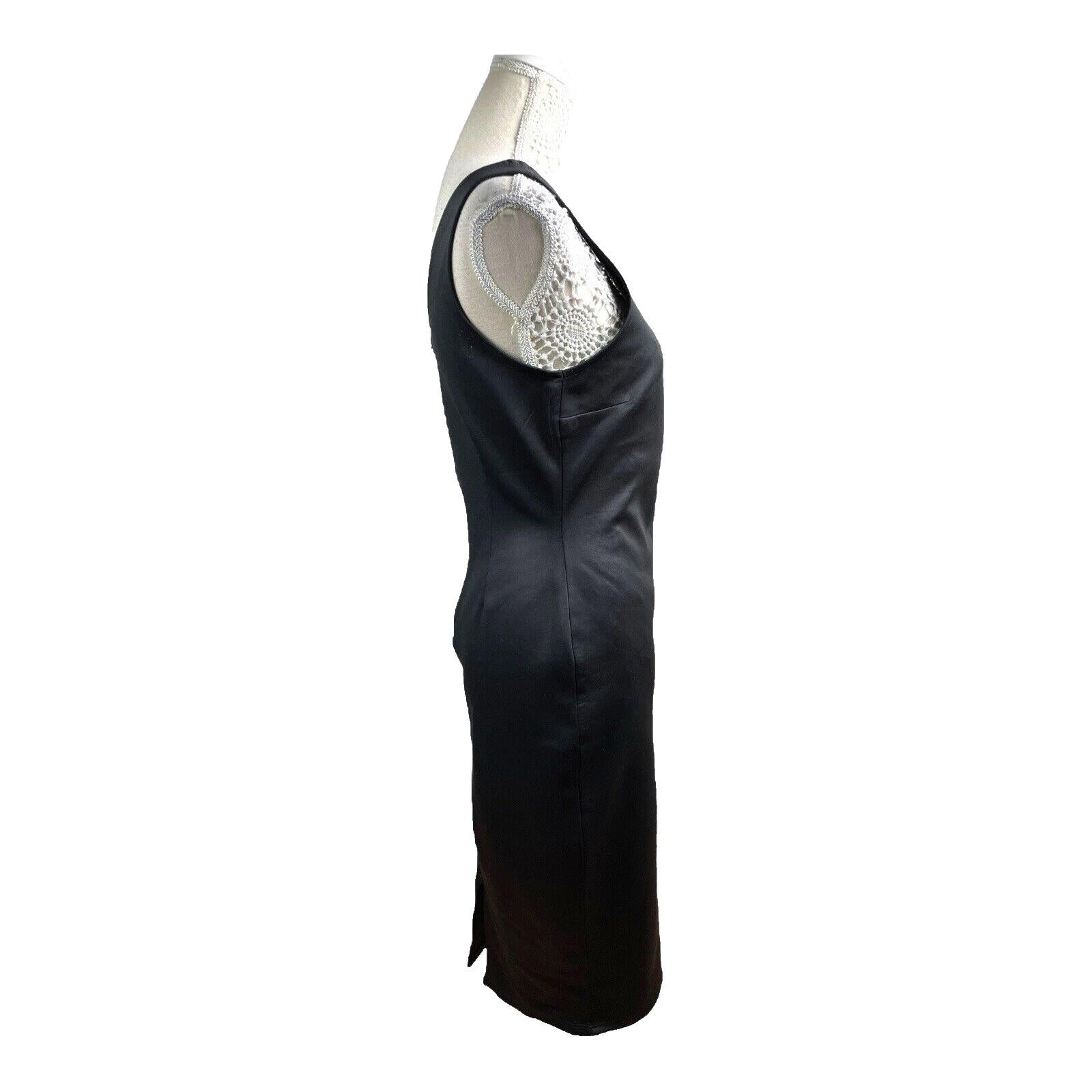 River Island Black Bodycon Dress Stretch Women’s UK Size 12