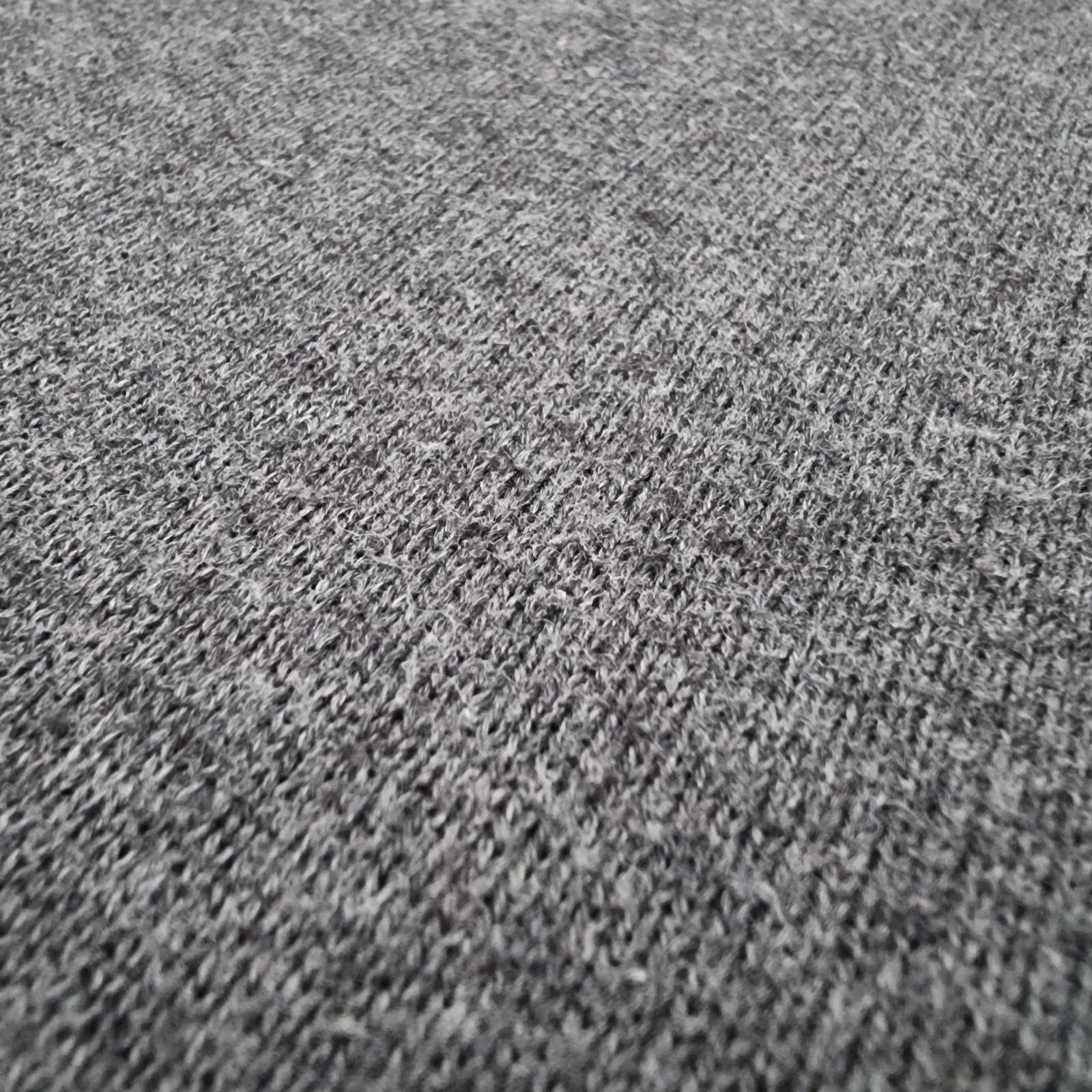 DKNY Knit Jumper Men's UK Size XL Grey Long Sleeve V-Neck Sweater Pullover