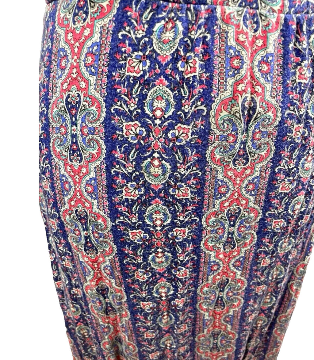 r.2.d Blue Maxi Skirt High Waist Side Slit Women’s UK Size M