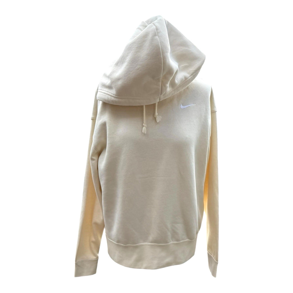 Nike Beige Hooded Sweatshirt Long Sleeve Logo Women’s UK Size XS Hoodie