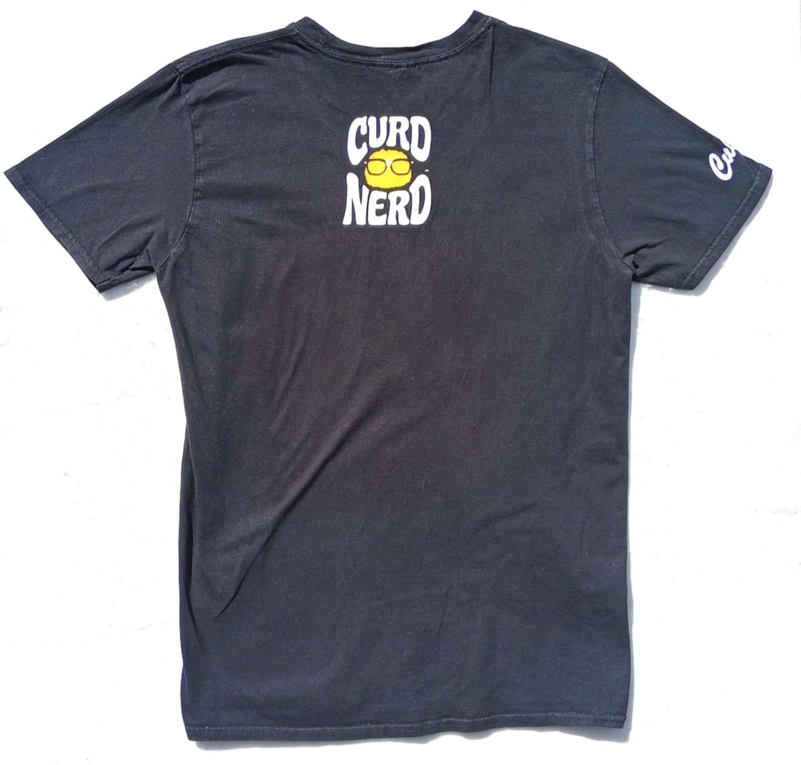 Culvers Restaurant T-Shirt Women's UK Size L Black Crew Neck Team Curd USA