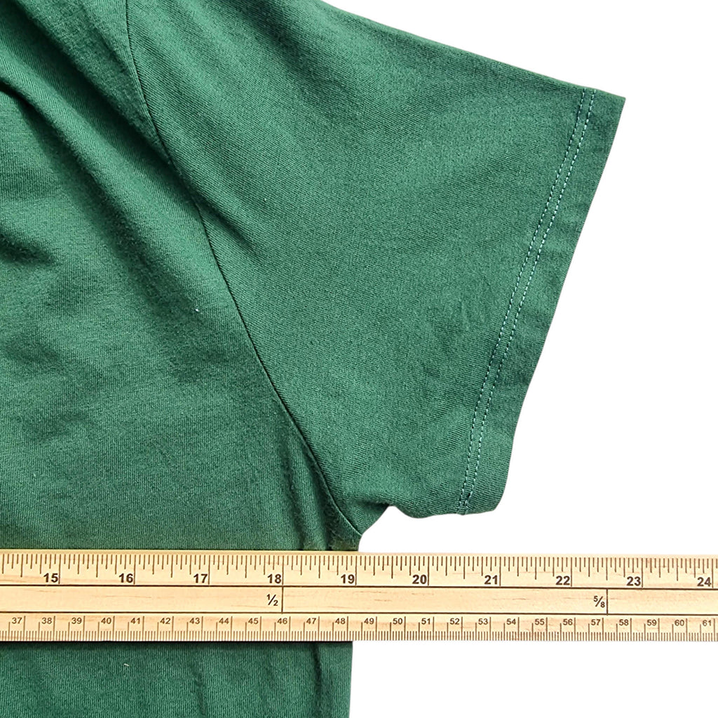Colorado State University Graphic Print T-Shirt Men's UK Size M Green Crew Neck