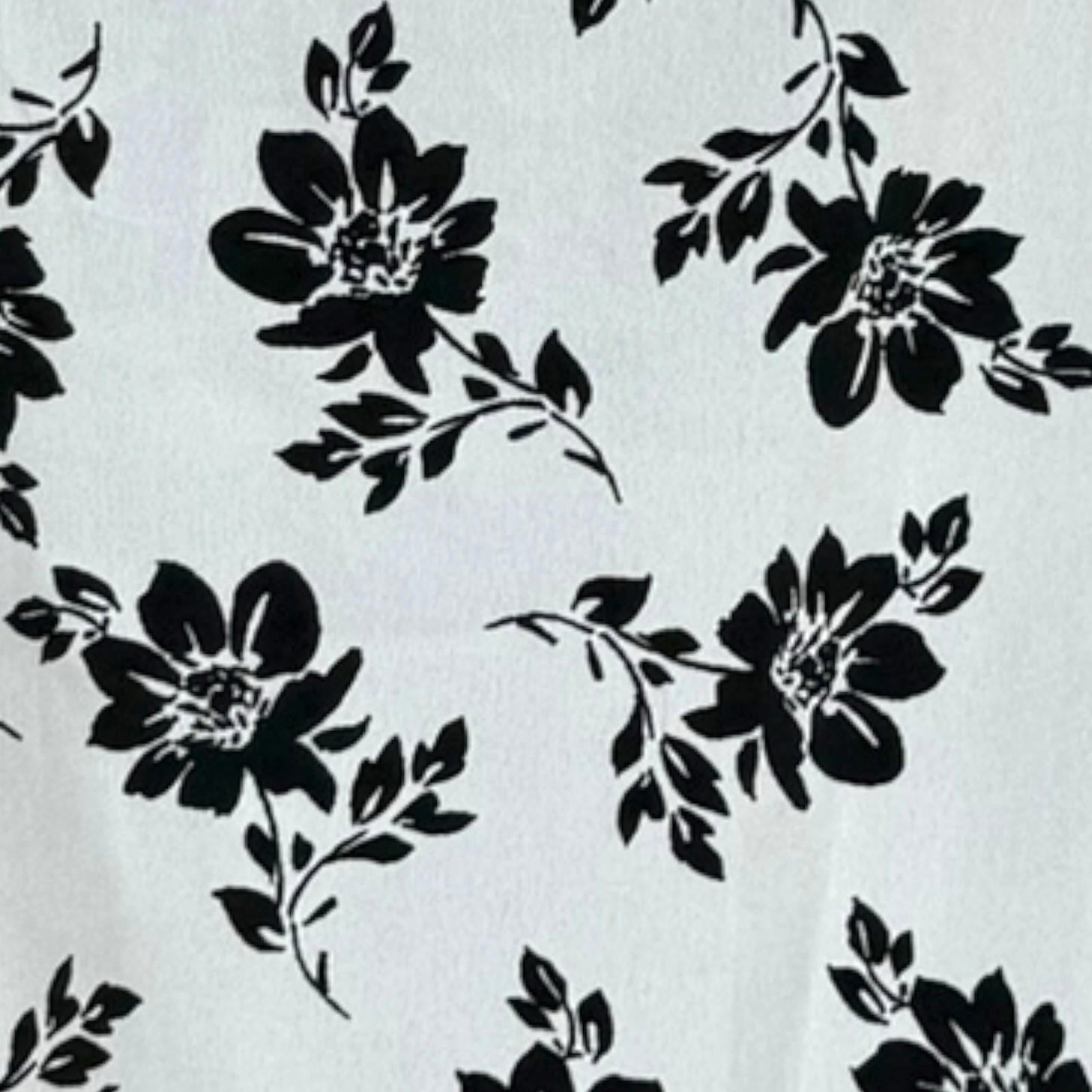 Atmosphere White Black Floral Camisole Tank Top Lightweight Women’s UK Size 8