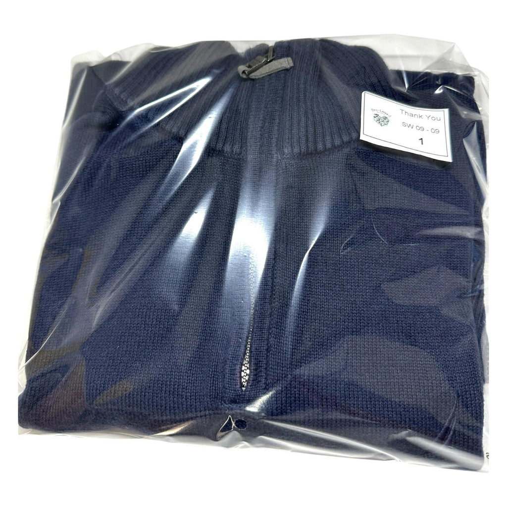 Nautica Jumper Men's UK Size S Blue Long Sleeve 1/4 Zip Embroidered Logo