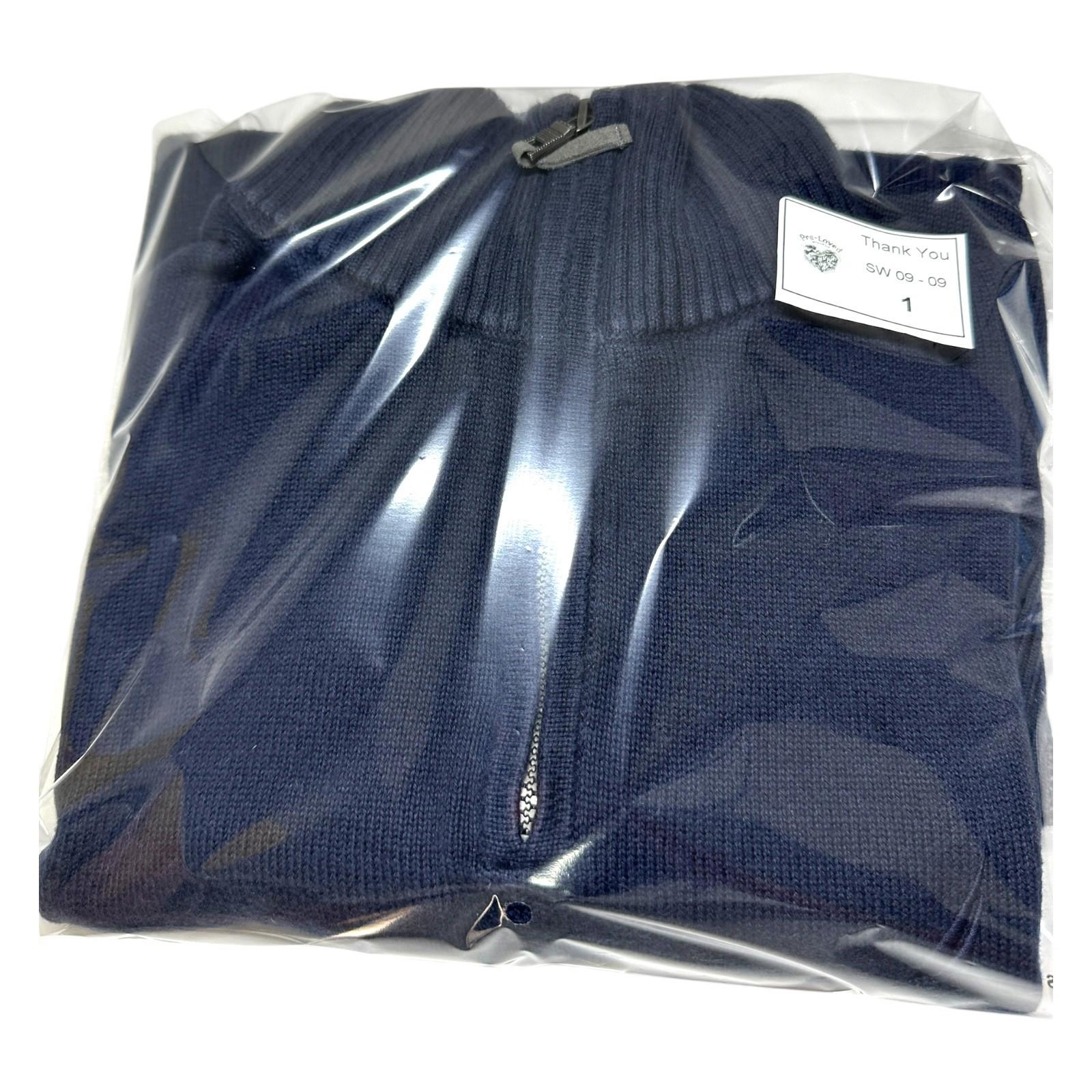 Nautica Jumper Men's UK Size S Blue Long Sleeve 1/4 Zip Embroidered Logo