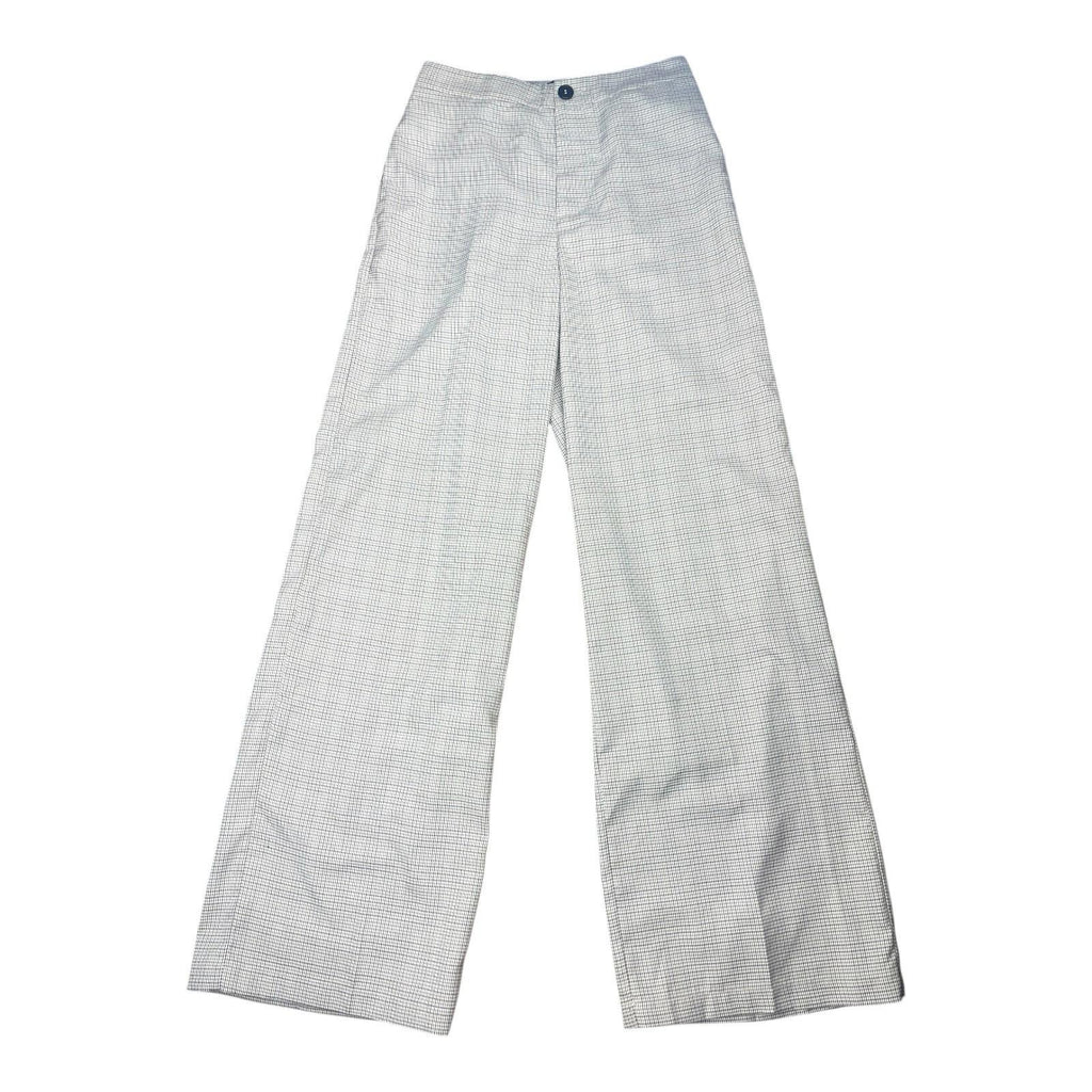Pretty Little Thing Wide Leg Trousers High Waist Check Women’s UK Size 8