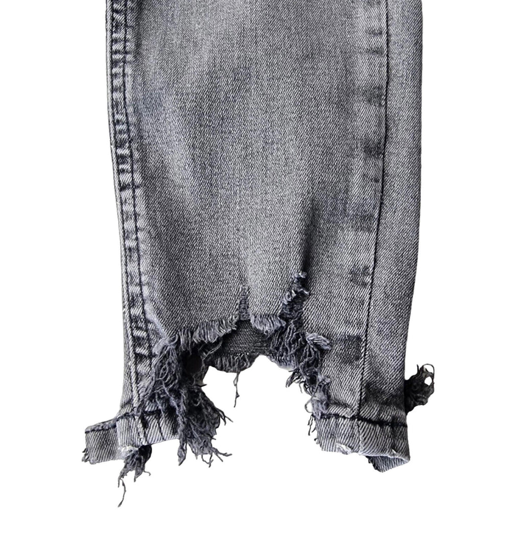 Topshop Jamie Jeans Women's UK Size W26 L28 Grey Denim Petite Ankle Grazer