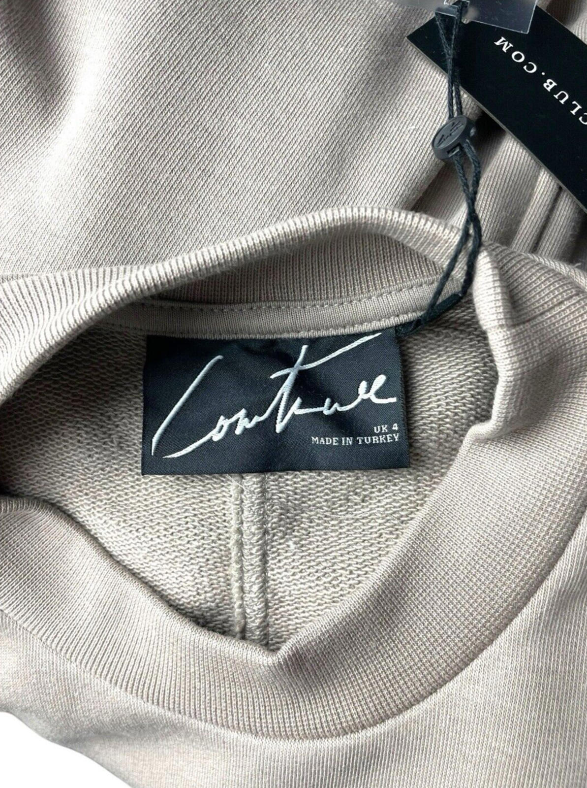 The Couture Club Signature Sweater Oversized Unlined Women’s UK Size XXS