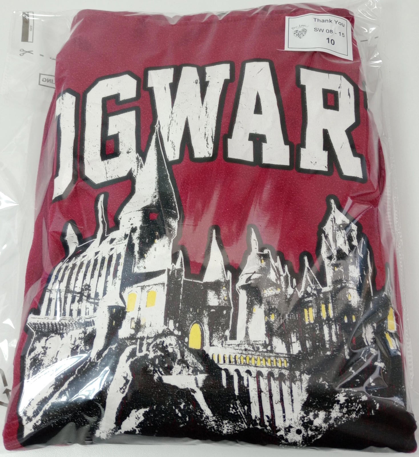 Wizarding World Harry Potter Hoodie Men's UK Size M Red Jersey Hooded Pockets
