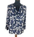 Skies Are Blue Floral Tunic Blouse Long Sleeve Women’s UK Size 8