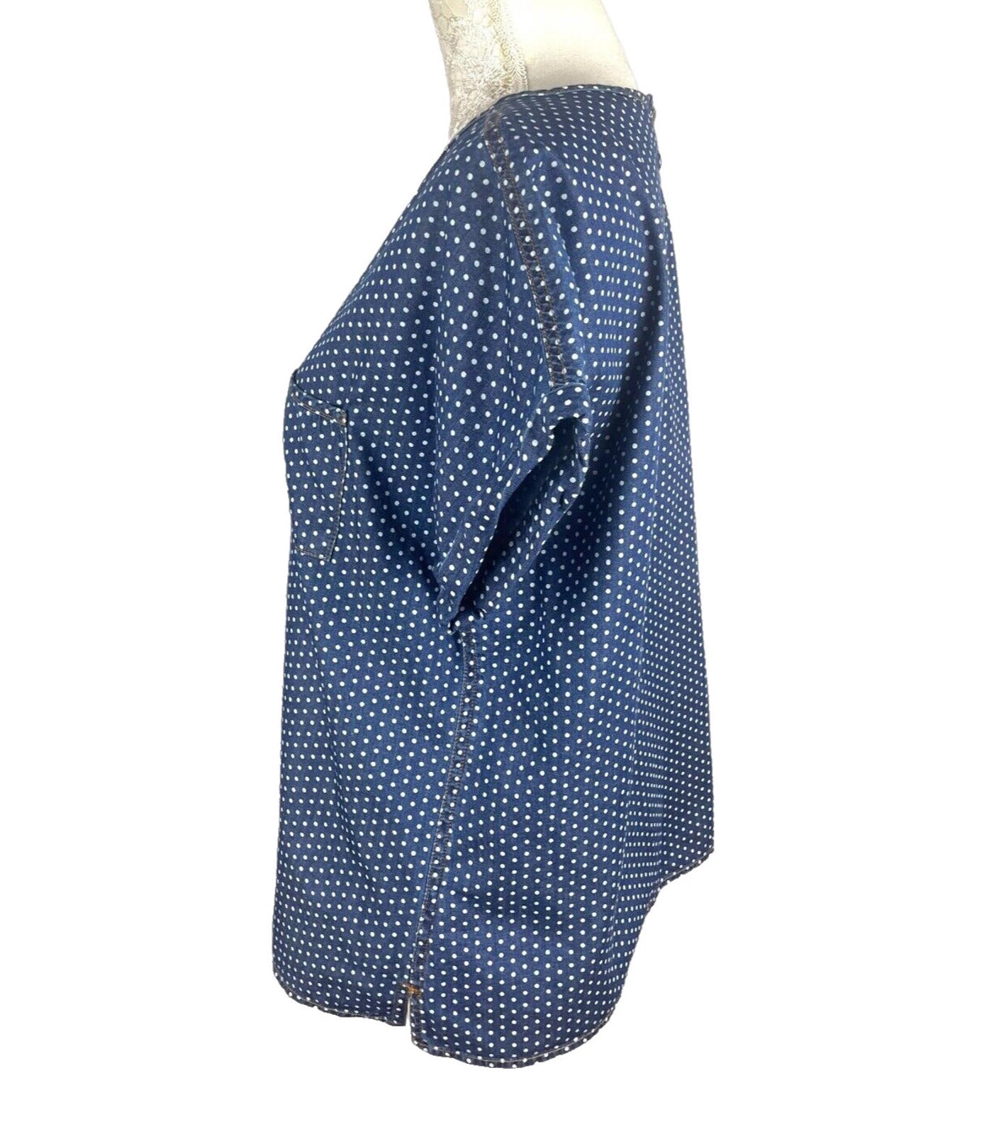 Dessert Lilly T-Shirt Blouse Top Polka Dot Women's UK Size 12