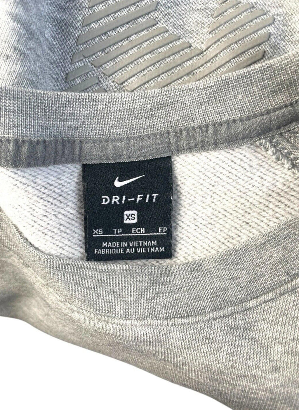 Nike Dri Fit Grey Jumper Jersey Sweater Relaxed Fit Women’s UK Size XS